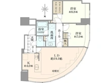 【大阪府/大阪市北区堂島】ブリリアタワー堂島 間取り図