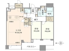 【大阪府/大阪市北区本庄西】シティタワー梅田東 間取り図