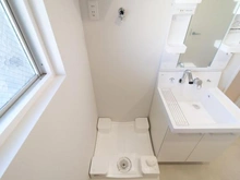 【大阪府/大阪市東住吉区今林】東部コーポ 1号棟 洗面室：洗濯機置場