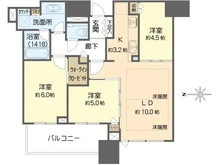 【大阪府/大阪市中央区安土町】シティタワー大阪本町 間取り図
