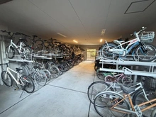 【大阪府/大阪市此花区四貫島】グランアッシュ此花ザ・ガーデンスプリングス 駐輪場