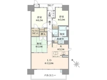 【大阪府/大阪市此花区四貫島】グランアッシュ此花ザ・ガーデンスプリングス 間取り図