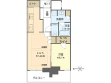 【大阪府/大阪市北区大淀南】グランドメゾン新梅田タワー 間取り図