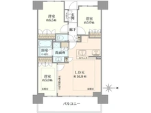 【大阪府/大阪市天王寺区大道】リバーガーデン四天王寺 間取り図