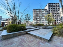 【大阪府/大阪市福島区海老江】ジオ福島野田The Marks 敷地内：オーナーズガーデン