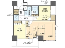 【大阪府/大阪市北区中津】ザ・パークハウス大阪梅田タワー 間取り図