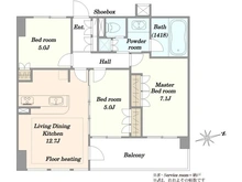 【大阪府/大阪市北区豊崎】ネバーランド北梅田 間取り図