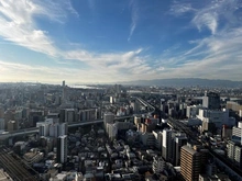 【大阪府/大阪市福島区福島】大阪福島タワー 眺望：西側バルコニーから