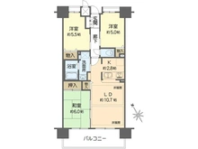 【大阪府/枚方市長尾元町】ランフォルセ長尾II番館 間取り図