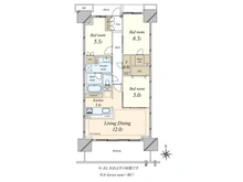 【東京都/大田区西六郷】プラウドシティ大田六郷 フォレスト街区棟 間取り図