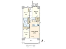 【東京都/大田区池上】プラウド池上 間取り図