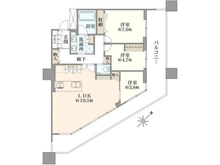 【東京都/大田区蒲田】パークタワー東京フロント 間取り図