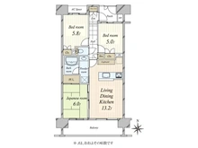 【東京都/大田区蒲田本町】グランイーグル蒲田ネオスト 間取り図