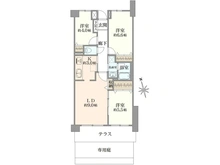 【神奈川県/川崎市宮前区馬絹】宮崎台南パーク・ホームズ弐番館 間取り図