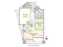 【東京都/大田区池上】シティハウス池上 間取り図