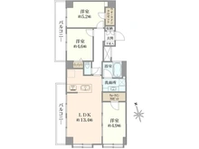 【東京都/大田区大森北】セブンスターマンション大森 間取り図
