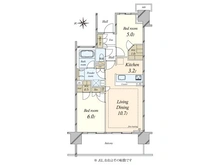 【東京都/大田区矢口】ザ・ガーデンズ大田多摩川 ゲートテラス 間取り図