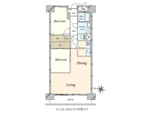 【東京都/大田区多摩川】多摩川芙蓉ハイツ 1号棟 間取り図