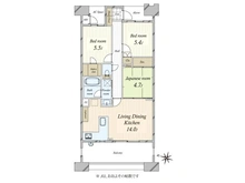 【東京都/大田区西六郷】グランイーグル多摩川スカイフロント 間取り図