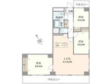 【東京都/大田区大森西】大森第3スカイハイツ 間取り図