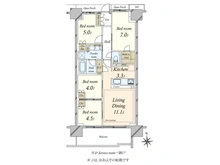 【東京都/大田区西六郷】プラウドシティ大田六郷 フォレスト街区棟 間取り図