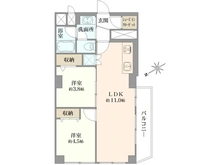 【東京都/大田区仲六郷】ニックハイム京浜蒲田第二 間取り図