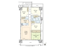 【東京都/大田区下丸子】東京サーハウス センターポート 間取り図