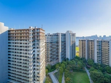 【東京都/中央区晴海】HARUMI FLAG SUN VILLAGE C棟 眺望：ズーム無