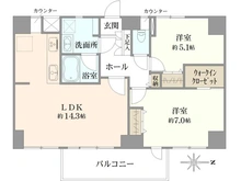 【東京都/葛飾区東新小岩】アーバンキャッスル新小岩 間取り図