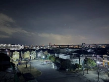 【東京都/葛飾区西新小岩】新小岩パーク・ホームズ 眺望：バルコニーからの夜景
ズーム無し