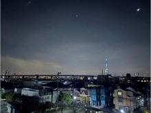 【東京都/葛飾区西新小岩】新小岩パーク・ホームズ 眺望：バルコニーからの夜景
ズーム有