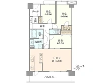 【東京都/江戸川区東小松川】ライオンズマンション船堀グリーンロード 間取り図