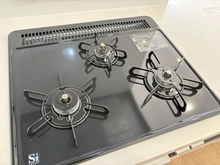 【東京都/墨田区八広】エンゼルハイム曳舟 キッチン：三口コンロ