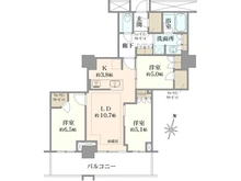 【東京都/葛飾区金町】プラウドタワー金町 間取り図