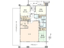【東京都/江東区潮見】クレストフォルム東京ビューフォート 間取り図