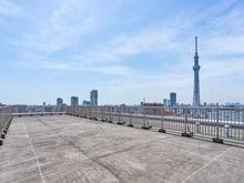 【東京都/墨田区堤通】サングランデ桜橋 眺望：屋上テラスから　ズームなし