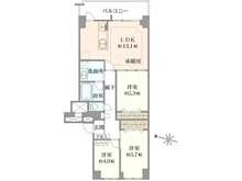 【東京都/江東区北砂】西大島ハイム 間取り図