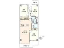【東京都/葛飾区柴又】ガーデンプラザ柴又弐番館 間取り図