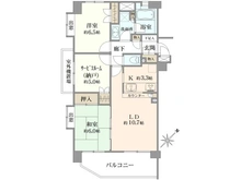 【東京都/江戸川区南小岩】コスモ小岩サウスアベニュー 間取り図