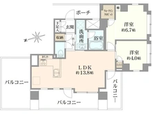 【東京都/墨田区緑】デ・リード錦糸町 間取り図