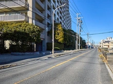 【千葉県/市川市市川南】パークシティ市川 A棟 前面道路