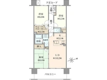【千葉県/市川市島尻】クレストシティタワーズ浦安 間取り図