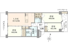 【東京都/江戸川区西小岩】デュークコート小岩 間取り図
