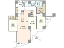 【東京都/江東区大島】ザ・ガーデンタワーズ　サンライズタワー 間取り図