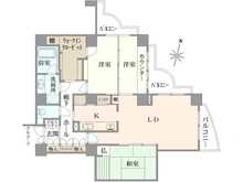 【東京都/江東区大島】ザ・ガーデンタワーズ サンライズタワー 間取り図