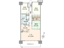 【東京都/江東区亀戸】キャピタルガーデン東大島ソレア 間取り図