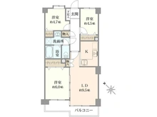 【神奈川県/横浜市港南区下永谷】藤和上永谷ハイタウン 間取り図