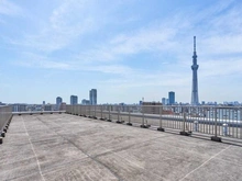 【東京都/墨田区堤通】サングランデ桜橋 眺望：屋上テラスから　ズームなし