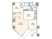 【東京都/墨田区千歳】ヴェレーナ森下リグレ 間取り図