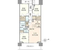 【東京都/江戸川区南小岩】クリスタルマークス 間取り図
